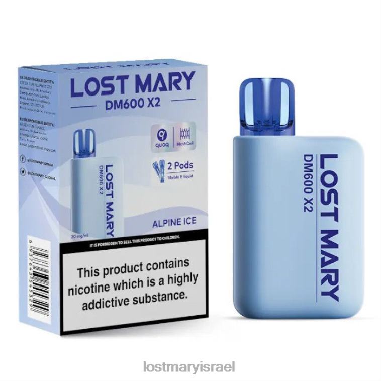 איבוד חד פעמי של מרי dm600 x2 8RF26186 קרח אלפיני | LOST MARY Online